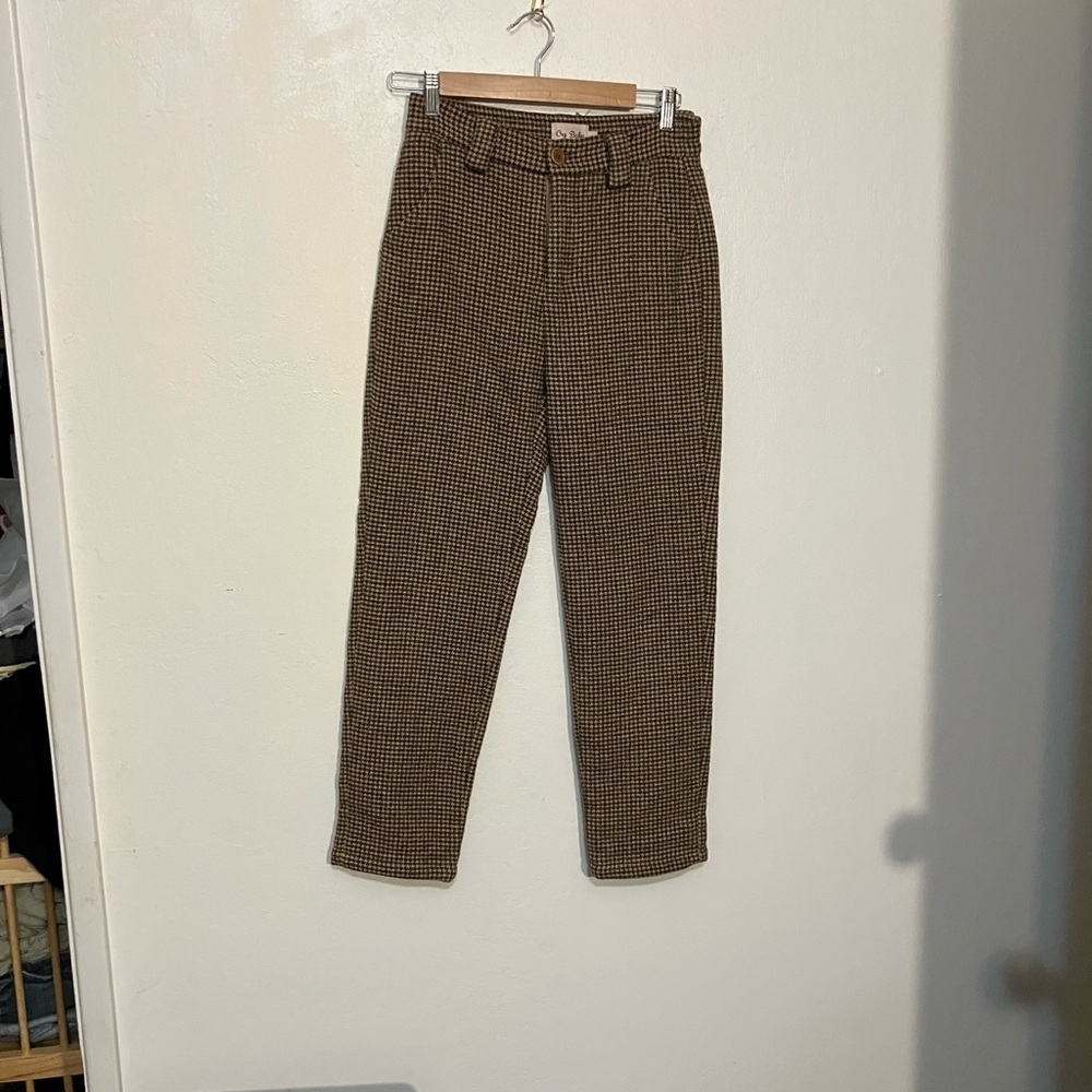 Cry Baby M houndstooth wool blend lined pedal pushers retro styling 1950’s - Picture 2 of 12